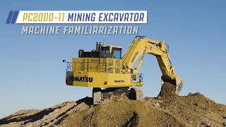 Komatsu PC200011 machine familiarization [upl. by Htilil]