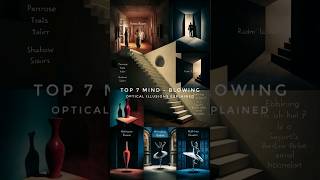 Top 7 MindBlowing Optical Illusions Explained mindgames illusionart visualart mindpuzzles [upl. by Akirea]