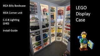 IKEA Billy Bookcase LEGO Lighting Display  Budget £40 light install guide [upl. by Martie515]