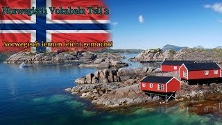 Norwegisch lernen für Anfänger  Vokabeln zum nachsprechen Teil 2  DeutschNorwegischA1 🇳🇴 ✔️ [upl. by Ringsmuth497]