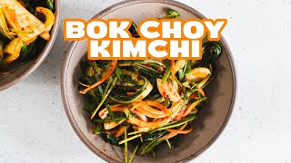 Fresh Bok Choy Kimchi with Monica Lee [upl. by Loresz190]