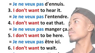 Phrases simples pour apprendre langlais facilement ✪✪easy sentences to learn french 🌿 [upl. by Osmond742]