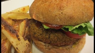 Low Fat Vegan No Oil Black BeanLentil Veggie Burgers from Jeff Novick MS RD [upl. by Garfinkel]