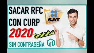 RFC CON HOMOCLAVE SIN CONTRASEÑA EN 5 MIN [upl. by Gav]