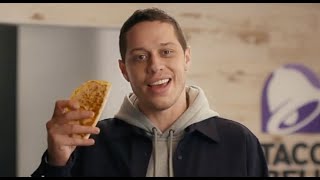 Taco Bell Commercial 2023 Pete Davidson Toasted Breakfast Tacos Ad Review [upl. by Amandie]