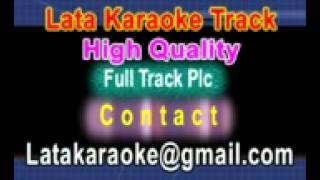 Tere Naina Kyun Bhar Aaye Female Karaoke Geet 1970 Lata Mangeshkar [upl. by Nicholl]