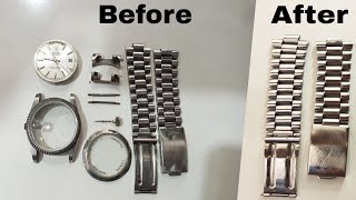 how to polish rolex watch at home  polishing my rolex GMT  how to clean your watch  DIY [upl. by Butterfield]