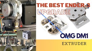 Improve Ender 3 print quality OMG DM1 dual gear lightweight direct drive extruder upgrade [upl. by Okiek]