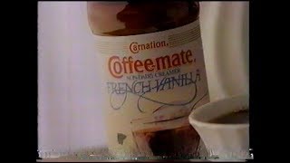 CoffeeMate  French Vanilla Creamer Commercial 1994 [upl. by Htebazileyram78]