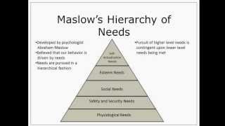 Maslows Hierarchy of Needs [upl. by Luwana]