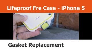 Update  Lifeproof Fre iPhone 5 case  Missing Gasket Replaced [upl. by Neelhtak]