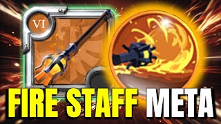 I Made Millions by Using This OP Fire Staff Build  Albion Online  Corrupted Dungeon Highlights [upl. by Chickie139]