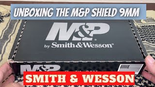 UNBOXING MampP SHIELD 9MM  CALIFORNIA COMPLIANT  Smith amp Wesson  EP14 [upl. by Eelrak273]