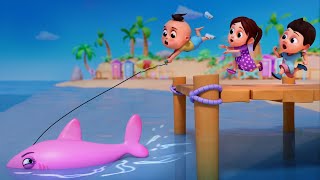 I Caught a Fish Alive Fishing Adventure  More Cartoons For Children by Baby Berry [upl. by Imray]