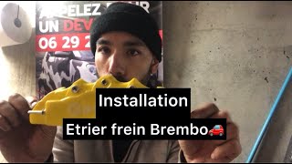 Tuto Installation kit etrier frein Brembo sur AUDI HD 4K🚗 GMK AKRAM MS MOTORS [upl. by Ordnael]