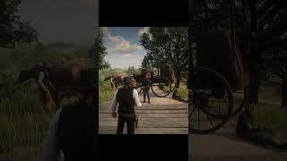 “You Can Say Goodbye Then” Del Lobos Checkpoint  Red Dead Redemption 2 shorts [upl. by Macey388]