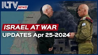 Israel Daily News – War Day 202 April 25 2024 [upl. by Ocimad]