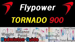 Flypower Tornado 900 Badminton Racket Analysis [upl. by Georgianne]