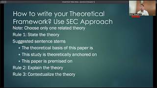 Theoretical Framework [upl. by Eyllib375]