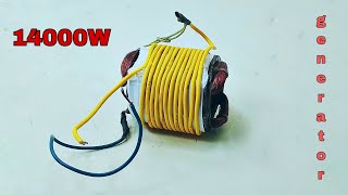 free energy generator 230V 14000W big transformer electricity Light Bulb energy generator ideas [upl. by Ayekan23]