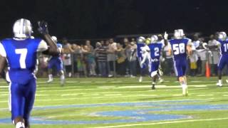 PA PREPS  SteelHighs Quentin TaylorPorter interception for TD vs Bishop McDevitt 9515 [upl. by Ayoras10]