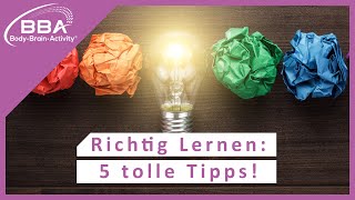 Lerntipps für Schüler 5 Top Tipps für erfolgreiches Lernen mit Spaß [upl. by Cahra]