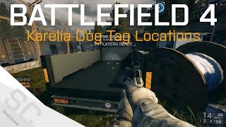 All Known Phantom Dog Tag Locations  Giants Of Karelia Final Stand  BF4 [upl. by Ahsaela]