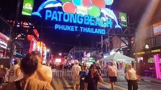 WORLD FAMOUS patong beach night life from PHUKET THAILAND [upl. by Lavine]