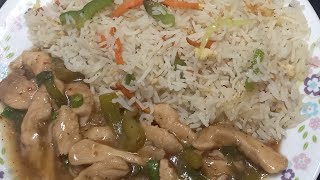 Mongolian Chicken Egg Fried Rice Recipe  Easy and Delicious [upl. by Yelir]