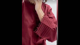 How to make beautiful sleeves designs v trending 2024 [upl. by Latnahs]