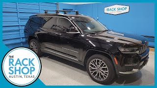 20222024 Jeep Grand Cherokee Thule WingBar Flush Rail Evo Roof Rack  The Rack Shop  Austin TX [upl. by Clymer830]