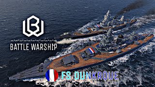 Battle of warships Naval Blitz  FS DUNKRQUE [upl. by Naleag]