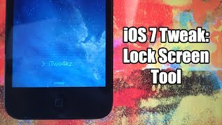 iOS 7 Jailbreak Tweaks Lock Screen Tool  FREE [upl. by Esenwahs]