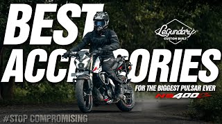 RIDE IT LIKE YOU OWN THE STREETS NS 400  LEGUNDARY CUSTOM  BAJAJ PULSAR NS400Z [upl. by Eilliw]