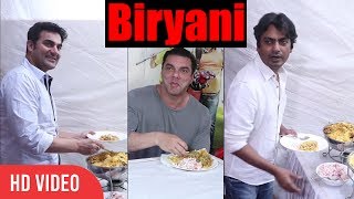 Nawazuddin Sohail And Arbaaz Khan Eating Biryani And Sheer khurma  EID Biryani [upl. by Asinet821]