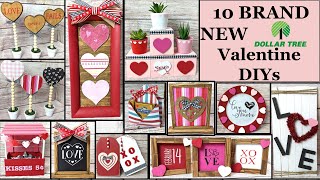 💗10 BRAND NEW VALENTINE DOLLAR TREE BUDGET DECOR DIYS  Dollar Tree DIYS  Valentine Farmhouse Decor [upl. by Swain]