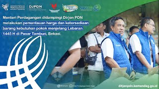 Kunjungan Kerja Menteri Perdagangan di Pasar Tambun Bekasi [upl. by Llesig365]