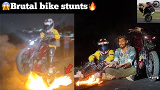 😱Brutal bike stunts TTF eh🔥 😈No one expect this  TTF brand  Tamil [upl. by Tacye]