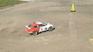 Kyosho landmax 1 Escort cosworth RC brushless 4S drift [upl. by Unity12]