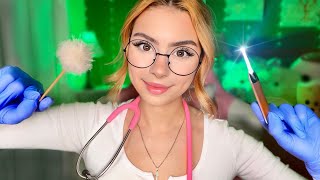 ASMR Français Examen Oreille VITE ♡ Nettoyage des Oreilles Cranial Nerve Examen RP Médical [upl. by Neladgam]