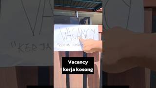 VACANCY quotKERJA KOSONGquotcomedy lucu lawak [upl. by Buehler477]