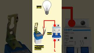 Photocell wiring diagram shortvideo [upl. by Gradeigh]