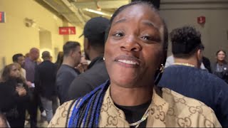 CLARESSA SHIELDS IMMEDIATE REACTION TO GERVONTA DAVIS WIN VS RYAN GARCIATALKS SAVANNAH MARSHALL [upl. by Smaoht]