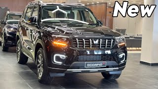 Mahindra SCORPIO N Top Model Z8 L 2024 Black Colour  SCORPIO N 2024 New Model Review [upl. by Mccreery702]