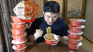 【334kcal】BASE PASTAの旨辛まぜそばそばをガチreviewします！【タンパク質27g】 [upl. by Areic837]