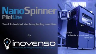 PilotLine Electrospinning Machine for Industrial Nanofiber Production Inovenso [upl. by Zoba]