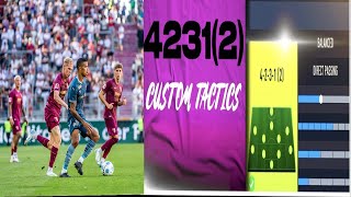 BEST POST PATCH META 42312 CUSTOM TACTICS  WIN MORE GAMES FC 24 ULTIMATE TEAM [upl. by Annaliese]