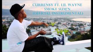 Curreny ft Lil Wayne Smoke Sumthin Official Instrumental [upl. by Rosemari]