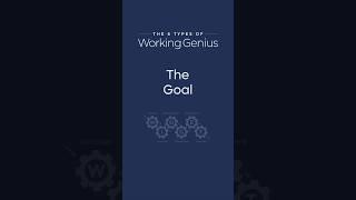 6 Types of Working Genius The Goal  Patrick Lencioni [upl. by Nwahsram]