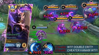 NEW META HANABI BEST BURST CRIT DAMAGE HACK RECOMMENDED BEST DAMAGE BUILD🔥  Mobile Legends [upl. by Dene121]